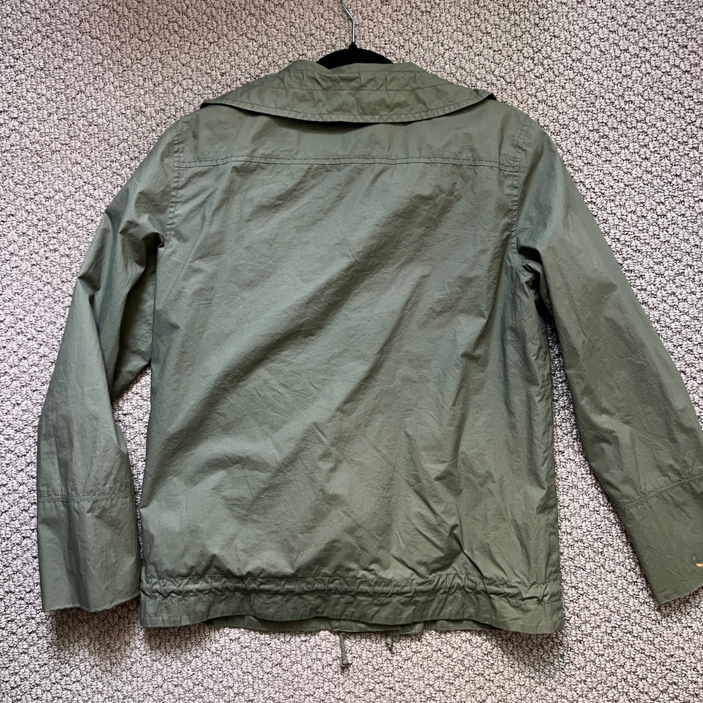 J. Crew Sage Green Button-Up Jacket - Picture 6 of 6